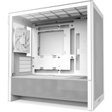 NZXT Débit H3 boîtier midi tower Blanc (mat) | 1x USB-A | 1x USB-C | Verre Trempé