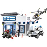 PLAYMOBIL Action Heroes - Poste de police avec véhicules, Jouets de construction 71602