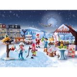 PLAYMOBIL Calendrier de l'Avent - Une visite au marché de Noël, Jouets de construction 71472