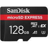 SanDisk microSD Express 128 Go, Carte mémoire Noir