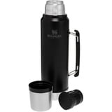 Stanley PMI Bouteille Classic Legendary 1L, Thermos Noir (Mat)