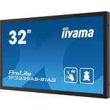 iiyama ProLite TF3239AS-B1AG, Affichage public Noir, Tactile, HDMI, DisplayPort, LAN, Audio, USB, Android 