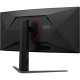 AOC CU34G4CA 34" Moniteur UltraWide gaming incurvé Noir, 1x DisplayPort, 2x HDMI, 1x USB-C, 2x USB-A, 180 Hz