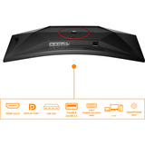 AOC CU34G4CA 34" Moniteur UltraWide gaming incurvé Noir, 1x DisplayPort, 2x HDMI, 1x USB-C, 2x USB-A, 180 Hz