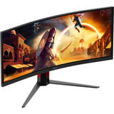 AOC CU34G4CA 34" Moniteur UltraWide gaming incurvé Noir, 1x DisplayPort, 2x HDMI, 1x USB-C, 2x USB-A, 180 Hz