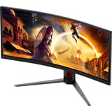 AOC CU34G4CA 34" Moniteur UltraWide gaming incurvé Noir, 1x DisplayPort, 2x HDMI, 1x USB-C, 2x USB-A, 180 Hz