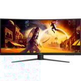 AOC CU34G4Z 34" Moniteur UltraWide gaming incurvé  Noir (Mat), 2x HDMI, DisplayPort, 2x USB-A, USB-B, 240 Hz