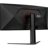 AOC CU34G4Z 34" Moniteur UltraWide gaming incurvé  Noir (Mat), 2x HDMI, DisplayPort, 2x USB-A, USB-B, 240 Hz