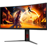 AOC  34" Moniteur UltraWide gaming incurvé  Noir (Mat)