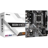 ASRock B650M-H/M.2+ carte mère socket AM5 Gris/Noir, RAID, Gb-LAN, Sound, µATX