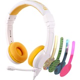 Buddyphones School+, Casque/Écouteur Blanc/Jaune