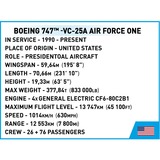 COBI Boeing 747 Air Force One, Jouets de construction 