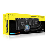 Corsair CORSAIR NAUTILUS 360 RS LCD Black, Watercooling Noir