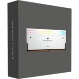 Corsair Dominator Titanium RGB 64 Go DDR5-6400 (4x 16 Go) mémoire vive Blanc, CMP64GX5M4B6400C32W, XMP 3.0