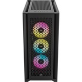 Corsair iCUE 5000D RGB AIRFLOW boîtier midi tower Noir | 2x USB-A | 1x USB-C | RGB | Verre Trempé