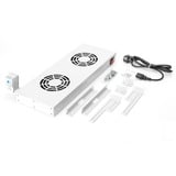 Digitus Porte-bagages de toit pour une installation variable de 19 pouces, Module de ventilation Gris