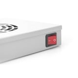 Digitus Porte-bagages de toit pour une installation variable de 19 pouces, Module de ventilation Gris