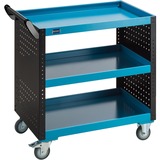 Hazet Assistent Acier Noir, Bleu, Chariot à outils Bleu/Noir, 3 étagères, Acier, Acier, Noir, Bleu, 50 kg, 4 roue(s)