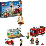LEGO City - L'intervention des pompiers au restaurant de hamburgers, Jouets de construction 60214