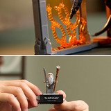 LEGO Icônes Serre-livres : Le Seigneur des anneaux – Balrog, Jouets de construction 10367