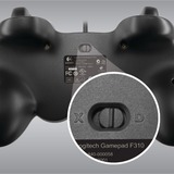 Logitech Gamepad F310, Manette de jeu Bleu foncé/Noir