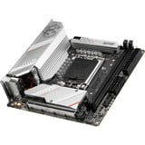 MSI MPG B760I EDGE WIFI carte mère socket 1700 Argent, RAID, 2.5 Gb-LAN, WLAN, BT, Sound, Mini-ITX