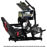 Next Level Racing GTElite Lite Front & Side mount Edition, Simulateur de course Noir