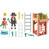 PLAYMOBIL City Life - Un charpentier en route pour son travail, Jouets de construction 71475