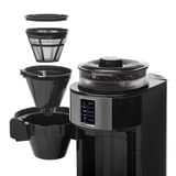 Princess 249408 Grind & Brew Compact Deluxe, Machine à café/Espresso Noir