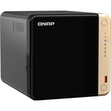 QNAP TS-464-4G, NAS Noir, 2x LAN, USB 2.0, USB 3.0, HDMI