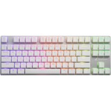 Sharkoon PureWriter TKL RGB, clavier gaming Blanc, Layout États-Unis, Kailh Blue, LED RGB, TKL