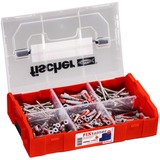 fischer FixTainer - DUOPOWER & DUOSEAL, Cheville Gris clair/Rouge