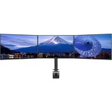 iiyama DS1003C-B1 Bras à trois moniteurs, Support de moniteur Noir