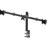 iiyama DS1003C-B1 Bras triple pour moniteur, Support de moniteur Noir, Pince, 30 kg, 25,4 cm (10"), 68,6 cm (27"), 100 x 100 mm, Noir
