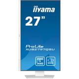 iiyama ProLite XUB2797QSU-W2 27" Moniteur  Blanc, 100 Hz, HDMI, DisplayPort, USB, Adaptive Sync