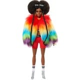Barbie Extra Doll 1 - Rainbow Coat with Pet, Poupée 