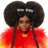 Barbie Extra Doll 1 - Rainbow Coat with Pet, Poupée 