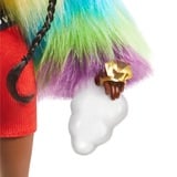 Barbie Extra Doll 1 - Rainbow Coat with Pet, Poupée 