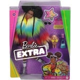 Barbie Extra Doll 1 - Rainbow Coat with Pet, Poupée 
