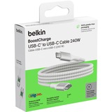 Belkin Câble BOOSTCHARGE USB-C vers USB-C 240W Blanc, 1 mètre