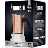 Bialetti Venus, Machine à expresso Cuivre/Argent, 6 tasses