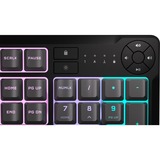 Corsair K55 CORE RGB, clavier gaming Gris clair, Layout États-Unis, Membrane, Layout US, membrane, LED RGB