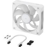 Corsair iCUE LINK RX120 II RGB PWM PC Fan Expansion ventilateur de boîtier Blanc, 120 x 129 x 26 mm
