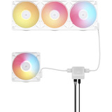 Corsair iCUE LINK RX120 II RGB PWM PC Fan Expansion ventilateur de boîtier Blanc, 120 x 129 x 26 mm