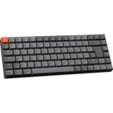 Keychron K3 Max-H3, clavier Gris/Noir, Layout BE, Gateron Low Profile 2.0 Mechanical Brown, RGB leds 75%, Double-shot ABS, Hot-swappable, Bluetooth, 2.4GHz