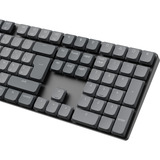 Keychron K5 Max-H1Z RGB clavier mécanique Gris, Layout BE (AZERTY), Gateron Low Profile 2.0 Mechanical Red, 100%, Double-shot PBT, Hot-swappable, Bluetooth, 2.4GHz