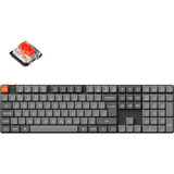 Keychron clavier Gris/Noir, Layout BE, Gateron Low Profile 2.0 Mechanical Red