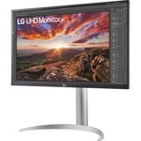 LG UltraFine 27UP85NP-W 27" 4K UHD Moniteur  Blanc/Argent, 2x HDMI, DisplayPort, 2x USB-A, USB-C