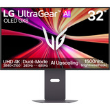 LG  31.5" 4K UHD Moniteur gaming  Gris foncé