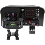 Logitech G Saitek Pro Flight Rudder Pedals, Pédales simulation de vol, PC, Analogique/Numérique, Avec fil, USB 2.0, Noir, Argent